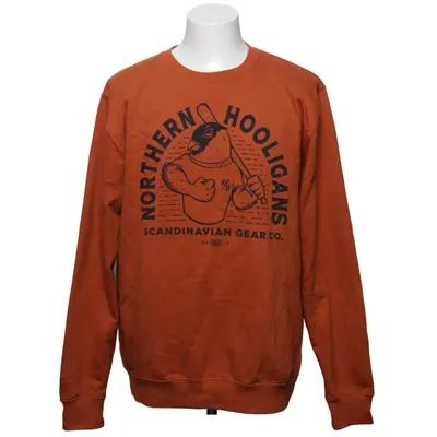 Collegetröja (Orange) från Northern Hooligans Bomull, Polyester