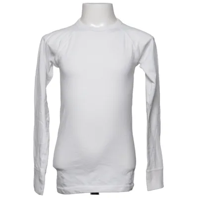 T-shirt à manches longues (Blanc) de Hema Élasthane, Polyester, Viscose