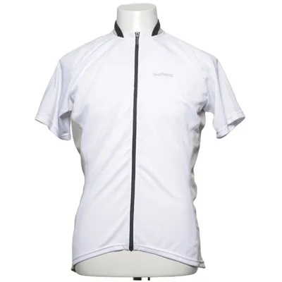 Bicycle shirt (White, Black) from Shimano Elastane, Polyester