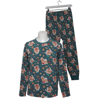 Pyjamas (Grön, Flerfärgad) från Polarn O. Pyret Elastan, Ekologisk bomull