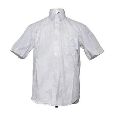 Short sleeve shirt (White, Blue) from Stüssy Cotton