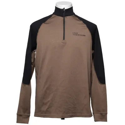Trainingsoberteil (Braun, Schwarz) von Halo Elasthan, Polyester