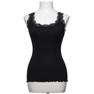Tanktop (Sort) fra Rosemunde Bomuld, Silke