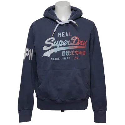 Huvtröja (Blå) från Superdry Bomull, Polyester