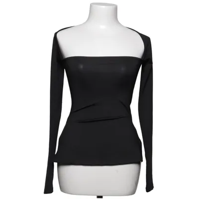 Top (Black) from Nelly Elastane, Polyester