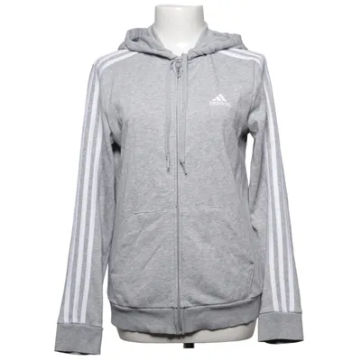Hoodie (Gray, White) from Adidas Cotton, Recycled polyester, Viscose