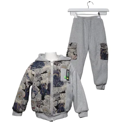 Set (Gray, Multicolored) from Fashion Design Cotton, Elastane
