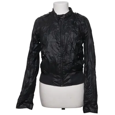 Jacke (Schwarz) von Lindex Baumwolle, Polyamid