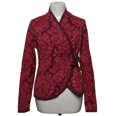 Wrap cardigan (Pink, Red) from Indiska Acrylic, Cotton