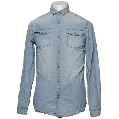 Denim blouse (Blauw) van Cedar Wood State Katoen