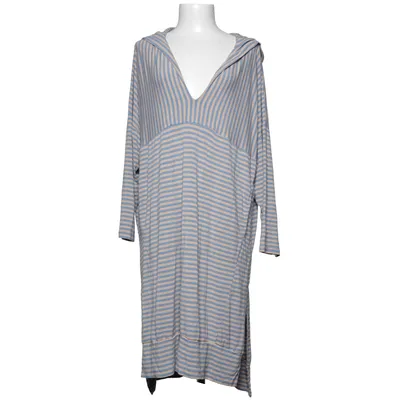 Capuchon jurk (Blauw, Beige) van DejaVu Katoen, Polyamide