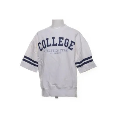 Sweatshirt (White, Blue) from Beat Wear Elastane, Organic cotton