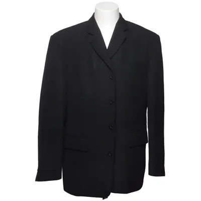 Kavaj (Svart) från Bertoni Polyester, Ull