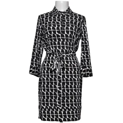 Skjortklänning (Svart, Vit) från Donna Morgan Elastan, Polyester