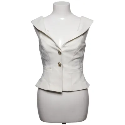 Vest (White) from Majorelle Elastane, Polyester
