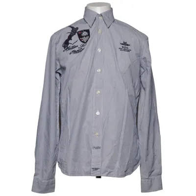 Chemise (Bleu, Blanc) de New Zealand Auckland Coton