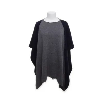 Poncho (Grå, Blå) från Galeries Lafayette Kashmir, Ull