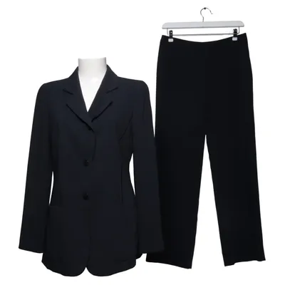Costume (Bleu, Blanc) de Giorgio Armani Polyester, Soie, Viscose