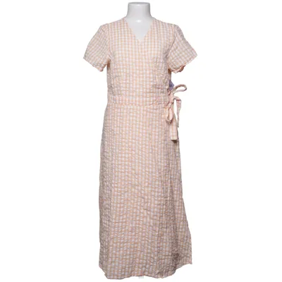 Robe portefeuille (Orange, Blanc) de Pernilla Wahlgren Design Coton