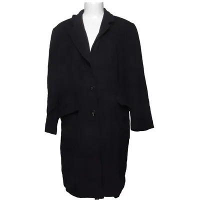 Manteau (Noir) de Marcona Cachemire, Polyamide, Laine