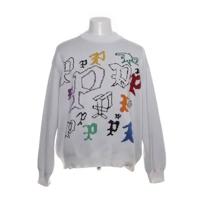 Sweater (Hvid, Flerfarvet) fra Peso Akryl, Bomuld