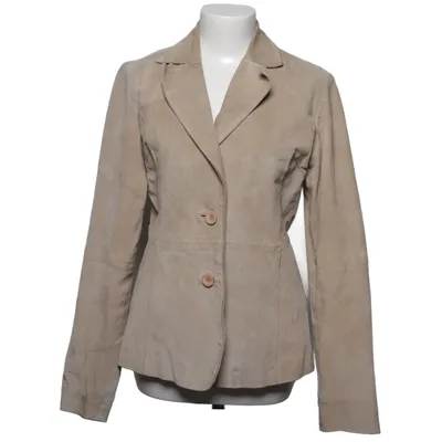 Blazer en cuir (Beige) de Vero Moda Acétate, Cuir