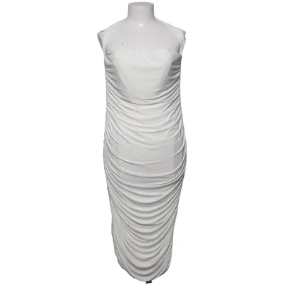 Jurk (Wit) van Femme Luxe Elastaan, Polyester