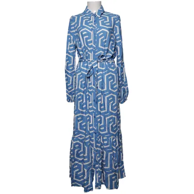 Shirt dress (Blue, White) from Happy Holly Viscose