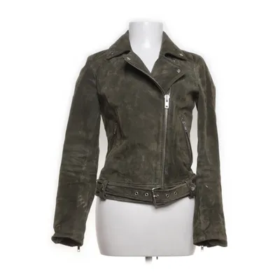 Bikerjakke (Grøn) fra Meotine Ruskind, Polyester