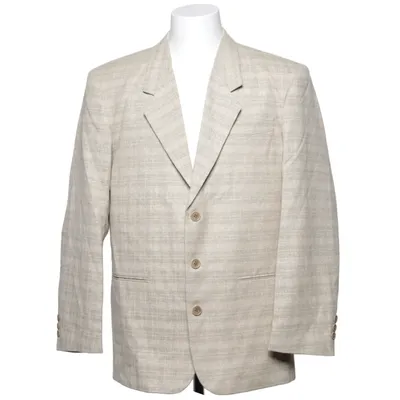 Kavaj (Beige) från Gino Bellini Linne, Polyester, Silke, Viskos