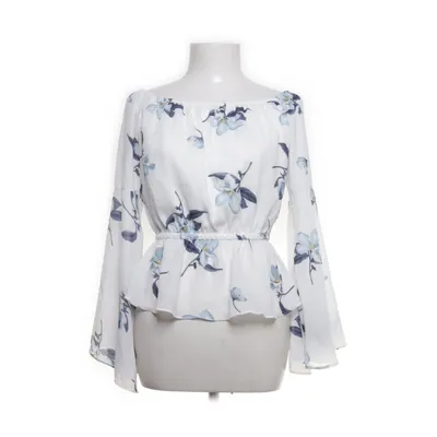 Blouse (Wit, Blauw, Geel) van Voyelles