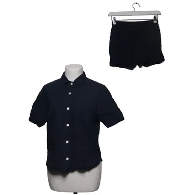 Set (Blue) from Uniqlo Linen, Viscose
