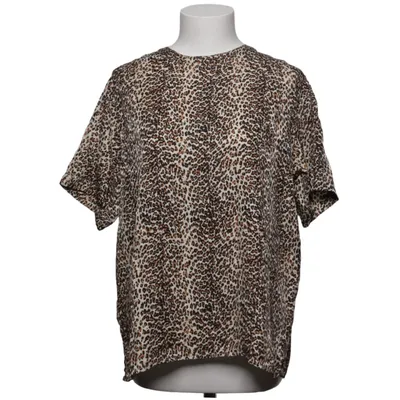 Blouse (Beige, Marron, Noir) de Aqua Soie