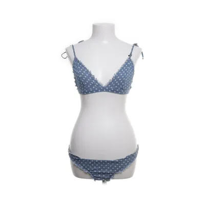 Bikini (Blauw, Wit) van Love Stories Katoen, Polyamide, Elastaan