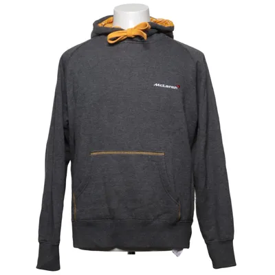 Kapuzenpullover (Grau, Gelb) von McLaren Baumwolle, Polyester