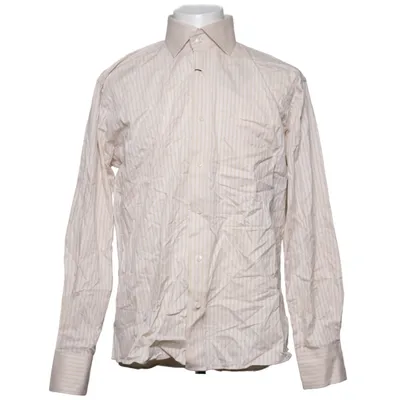 Shirt (Beige, Wit) van Artisti Italiani Katoen
