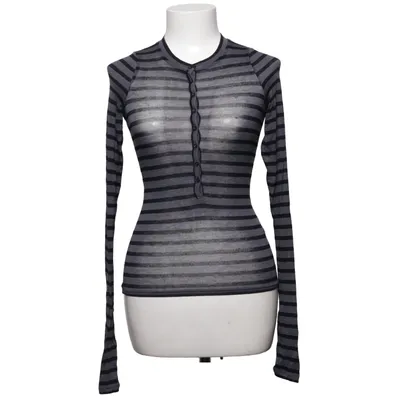 Topp (Grå, Svart) från Weekday Elastan, Viskos