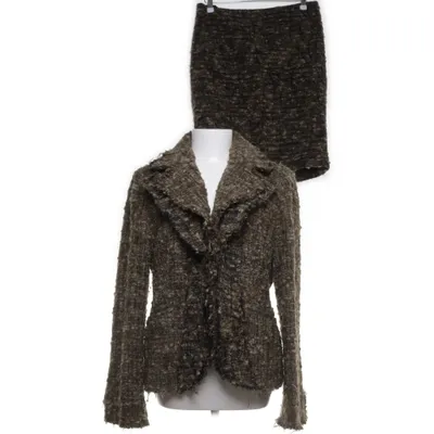 Skirt suit (Green, Black) from Mariella Burani Wool, Polyester, Alpaca wool, Nylon, Acetate