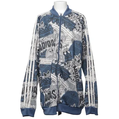 Träningsjacka (Blå, Flerfärgad) från Adidas Originals Återvunnen polyester