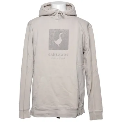 Sweat à capuche (Beige) de Glanshirt Coton biologique, Polyester recyclé