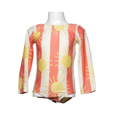 Baddräkt (Röd, Gul, Vit) från Mini Rodini Elastan, Polyamid