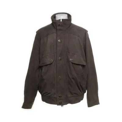 Läderjacka (Grå) från HDM Acetat, Skinn