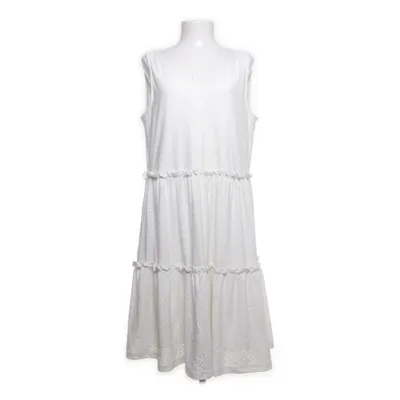 Klänning (Vit) från ONLY Carmakoma Elastan, Polyester
