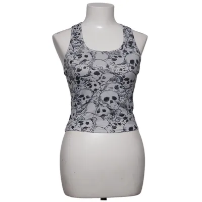 Sports tank top (Gray, Black) from Romwe Elastane, Polyester