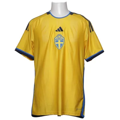 Maillot de football (Jaune, Bleu) de Adidas Polyester recyclé