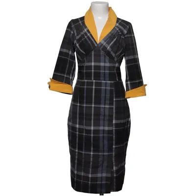 Robe (Gris, Jaune) de Miss Candyfloss Élasthane, Polyester, Viscose