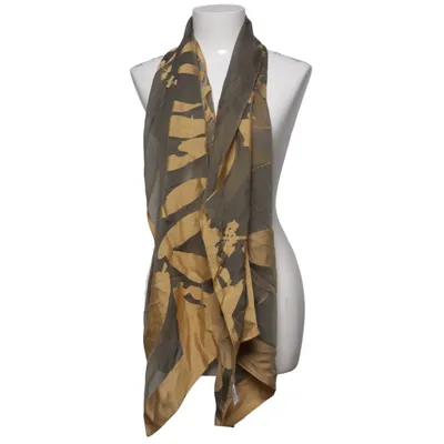 Sjal (Grå, Beige) fra Trussardi Silke, Viscose