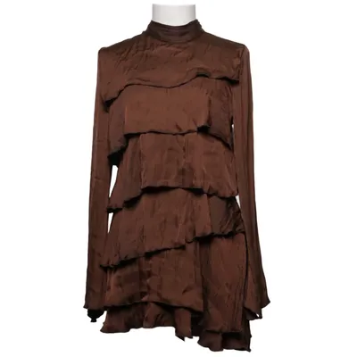 Jurk (Bruin) van Zara Viscose