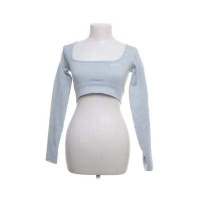 Crop top (Blauw) van Bo+Tee Elastaan, Nylon, Polyester