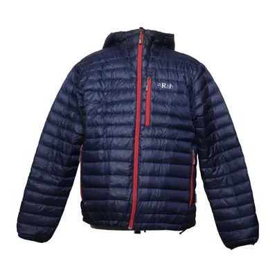 Dunjacka (Blå, Röd) från Rab Dun, Fjädrar, Polyamid, Polyester